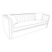 Диван Paolo трехм. раскладной 1 кат. + 2 подушки Garda Decor GD-PAOLO-1