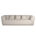 Диван Prato трехместный букле белый см Garda Decor ZW-26803