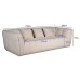 Диван Prato трехместный букле белый см Garda Decor ZW-26803