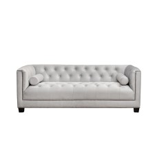 Диван Sanremo трехмест. велюр св.серый Colt030 см Garda Decor SANREMO-2K-Colt030