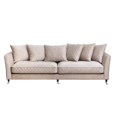 Диван Sorrento 250 трехмест., велюр св.серый Colt030-SVBEG Garda Decor SORRENTO-250-Colt030