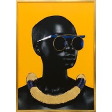 Холст "Африканка-1" см, багет зол. Garda Decor 89VOR-AFRICAN GIRL1