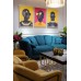 Холст "Африканка-2"  см, багет зол. Garda Decor 89VOR-AFRICAN GIRL2