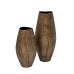 Кашпо коричневое с золотом dсм Garda Decor ZS2104-15