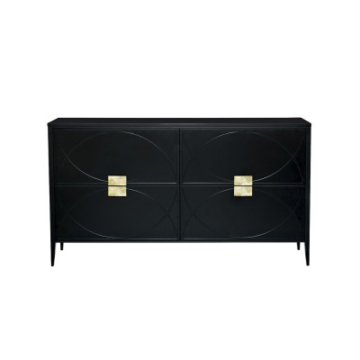 Комод черный  см Garda Decor 151SV-00001