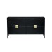 Комод черный  см Garda Decor 151SV-00001
