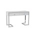 Консоль 2 ящика белая/хром  см Garda Decor KFG103