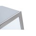 Консоль 2 ящика белая/хром  см Garda Decor KFG103