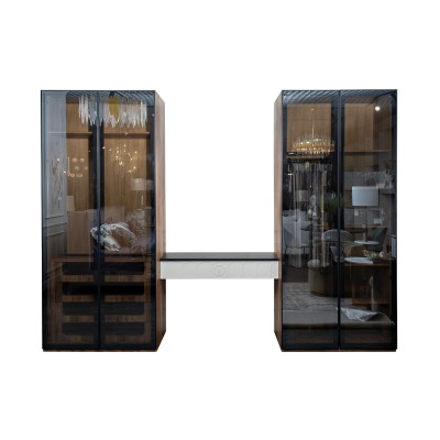 Консоль Spinola(подвесная) черно/серая см Garda Decor GD-00005