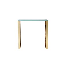 Консоль прозр.стекло/золото см Garda Decor 47ED-CST008/80GOLD