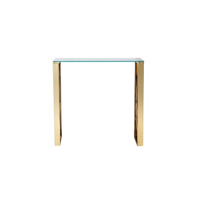 Консоль прозр.стекло/золото см Garda Decor 47ED-CST008/80GOLD