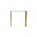 Консоль прозр.стекло/золото см Garda Decor 47ED-CST008/80GOLD