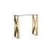 Консоль прозр.стекло/золото см Garda Decor 47ED-CST008/80GOLD