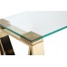 Консоль прозр.стекло/золото см Garda Decor 47ED-CST008/80GOLD