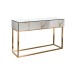 Консоль зеркальная c золотым декором см Garda Decor KFG197