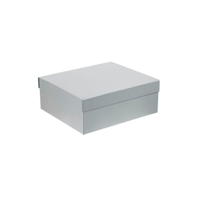 Коробка подарочная My Warm Box см, серебристая Garda Decor 10860.10