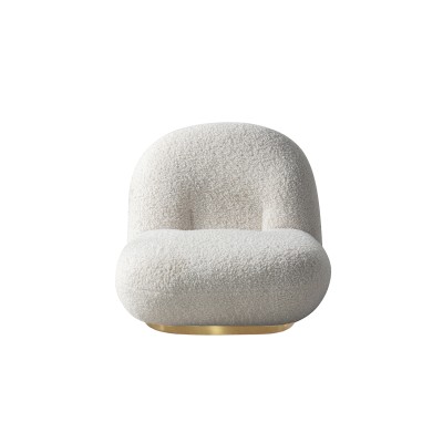 Кресло Albano иск.мех белый см Garda Decor 87YY-21045