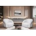 Кресло Monblan поворотное букле белое Hush000 см Garda Decor MONBLAN-K-HUSH000