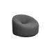 Кресло поворотное LUNA букле серый Flona SER см Garda Decor LUNA-2K-СЕР Flona SER
