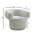 Кресло поворотное Lugano букле белое см Garda Decor 87YY-23071