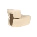 Кресло ткань букле бежевое см Garda Decor 58DB-23052