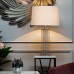 Лампа настольная плафон белый Д40,5 В73 Garda Decor 22-87529