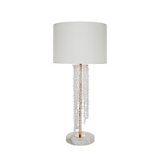 Лампа настольная плафон белый Д43,В88 Garda Decor K2KR0700T-1