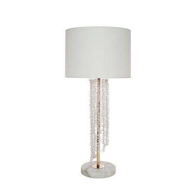 Лампа настольная плафон белый Д43,В88 Garda Decor K2KR0700T-1