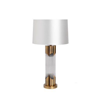 Лампа настольная плафон белый Н.77,5см Garda Decor 22-89110