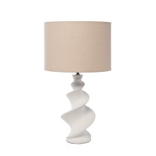 Лампа настольная плафон кремовый dh67см Garda Decor 22-89170