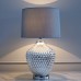 Лампа настольная плафон синий Д38,В65 Garda Decor 22-88017