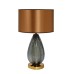Лампа настольная сер-зел.стекло/плафон кор. h.60см Garda Decor K2TL-07233
