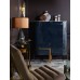 Лампа настольная сер-зел.стекло/плафон кор. h.60см Garda Decor K2TL-07233