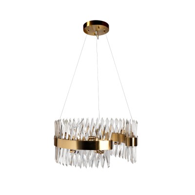 Люстра CLOUD латунь D.H.27см Garda Decor 92EL-YG18739G-14P