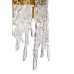 Люстра Tiara круглая латунь/стекло прозр. dh63см Garda Decor K2KG1102P-8A