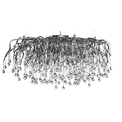 Люстра круглая d.h.38см, хром Garda Decor 86-8015/1200RS
