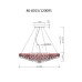 Люстра круглая d.h.38см, хром Garda Decor 86-8015/1200RS