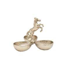 Менажница декор. "Horse" металлич.  см Garda Decor 69-21013