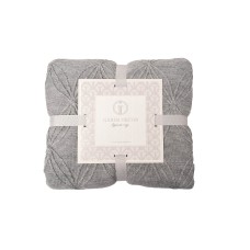 Плед Аура серый Garda Decor 104BP-PVAIT1420-SER