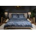 Пододеяльник принт тенсель Магнолия cиний Garda Decor 144HF-10412