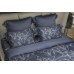 Пододеяльник принт тенсель Магнолия синий Garda Decor 144HF-10413
