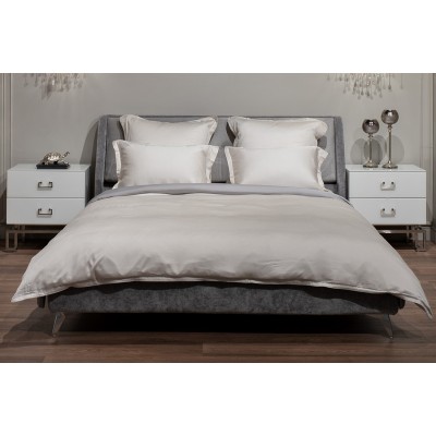 Пододеяльник тенсель жемчужный Garda Decor 144HF-40412