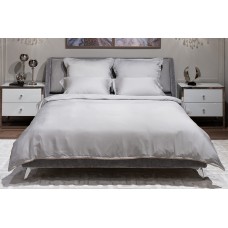 Пододеяльник тенсель серый Garda Decor 144HF-10312