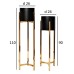 Подставка под цветы (набор из 2 шт) d/d26*110см Garda Decor 57EL-FP02