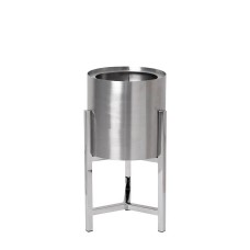 Подставка под цветы серебро dcм Garda Decor 13RXFP3105M-SILVER