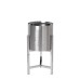 Подставка под цветы серебро dcм Garda Decor 13RXFP3105M-SILVER