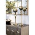 Подсвечник золотисто-зеленый dсм Garda Decor 71PN-3183
