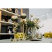 Подсвечник золотисто-зеленый dсм Garda Decor 71PN-3183