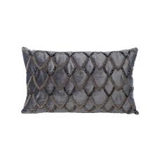 Подушка с бисером "Чешуйки" синяя см Garda Decor 70SW-20525
