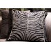 Подушка с бисером "Зебра" черный см Garda Decor 70SW-30308